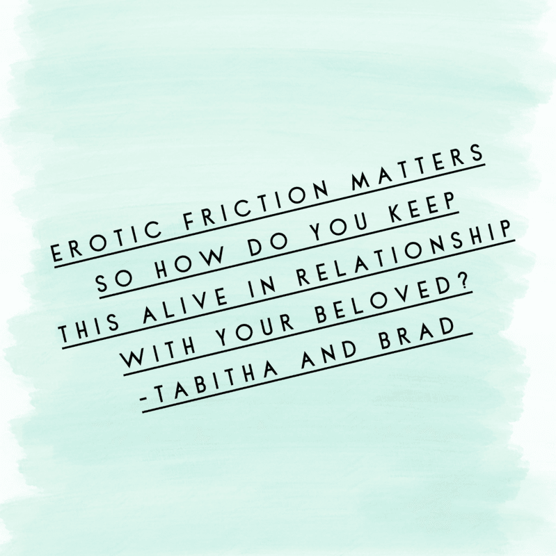 Erotic friction for higher libido Erotic friction for higher libido